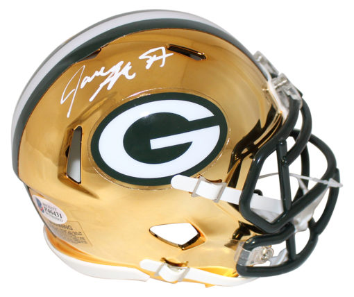 Jace Sternberger Autographed Green Bay Packers Chrome Mini Helmet JSA 25015