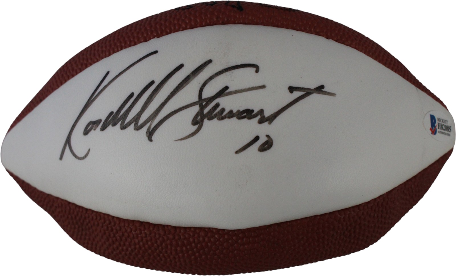 Kordell Stewart Autographed/Signed Mini Football DEFLATED AS IS Beckett 59348
