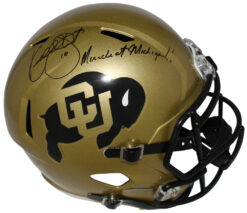 Kordell Stewart Autographed Colorado Buffaloes F/S Helmet Insc. Beckett