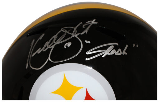 Kordell Stewart Autographed Pittsburgh Steelers F/S Helmet Insc. Beckett