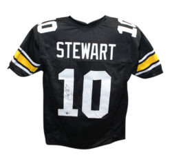 Kordell Stewart Autographed/Signed College Style Black Jersey Beckett