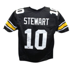 Kordell Stewart Autographed/Signed College Style Black Jersey Beckett 