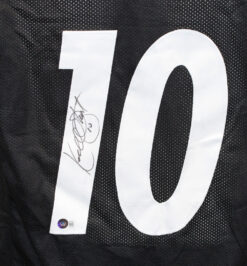 Kordell Stewart Autographed/Signed Pro Style Black Jersey Beckett