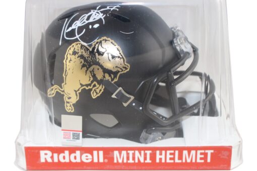 Kordell Stewart Autographed Colorado Buffaloes Mini Helmet Chrome Beckett 52828