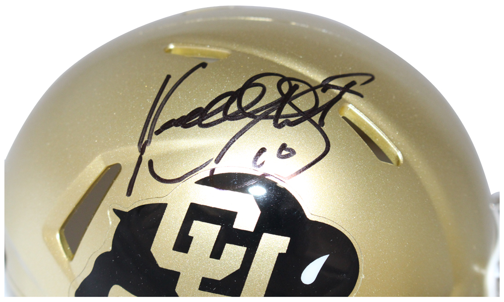 Kordell Stewart Autographed Colorado Buffaloes Mini Helmet Beckett