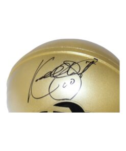 Kordell Stewart Signed Colorado Buffaloes Gold Mini Helmet Beckett