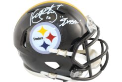 Kordell Stewart Autographed Pittsburgh Steelers Mini Helmet Slash Beckett 52794