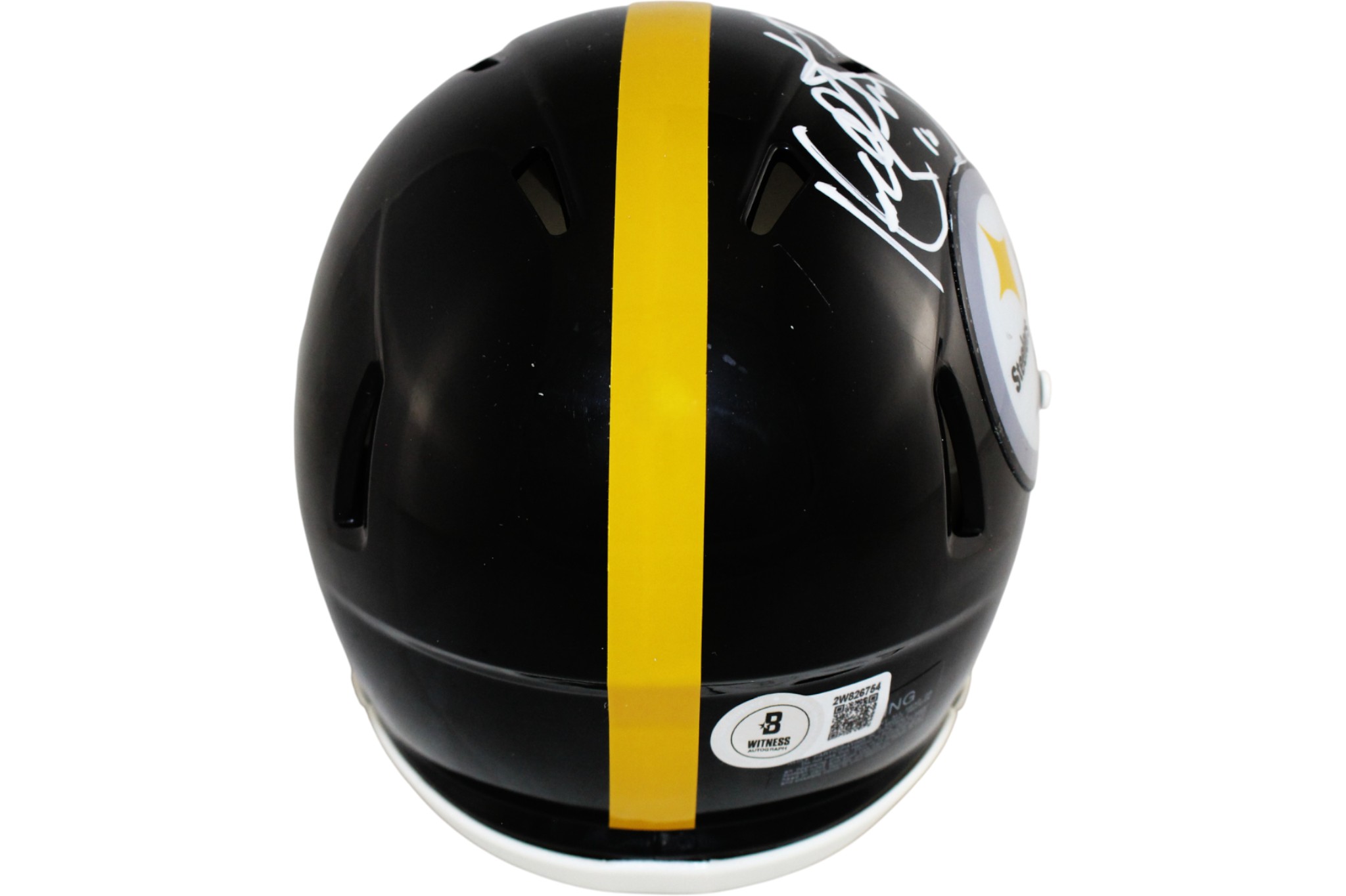 Kordell Stewart Autographed Pittsburgh Steelers Mini Helmet Slash Beckett 52794 3 Kordell Stewart Autographed Pittsburgh Steelers Mini Helmet Slash Beckett 52794