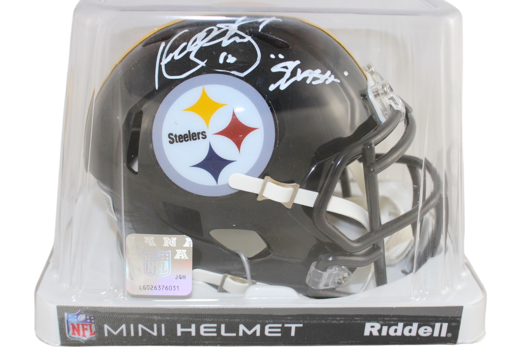 Kordell Stewart Autographed Pittsburgh Steelers Mini Helmet Slash Beckett 52794 5 Kordell Stewart Autographed Pittsburgh Steelers Mini Helmet Slash Beckett 52794