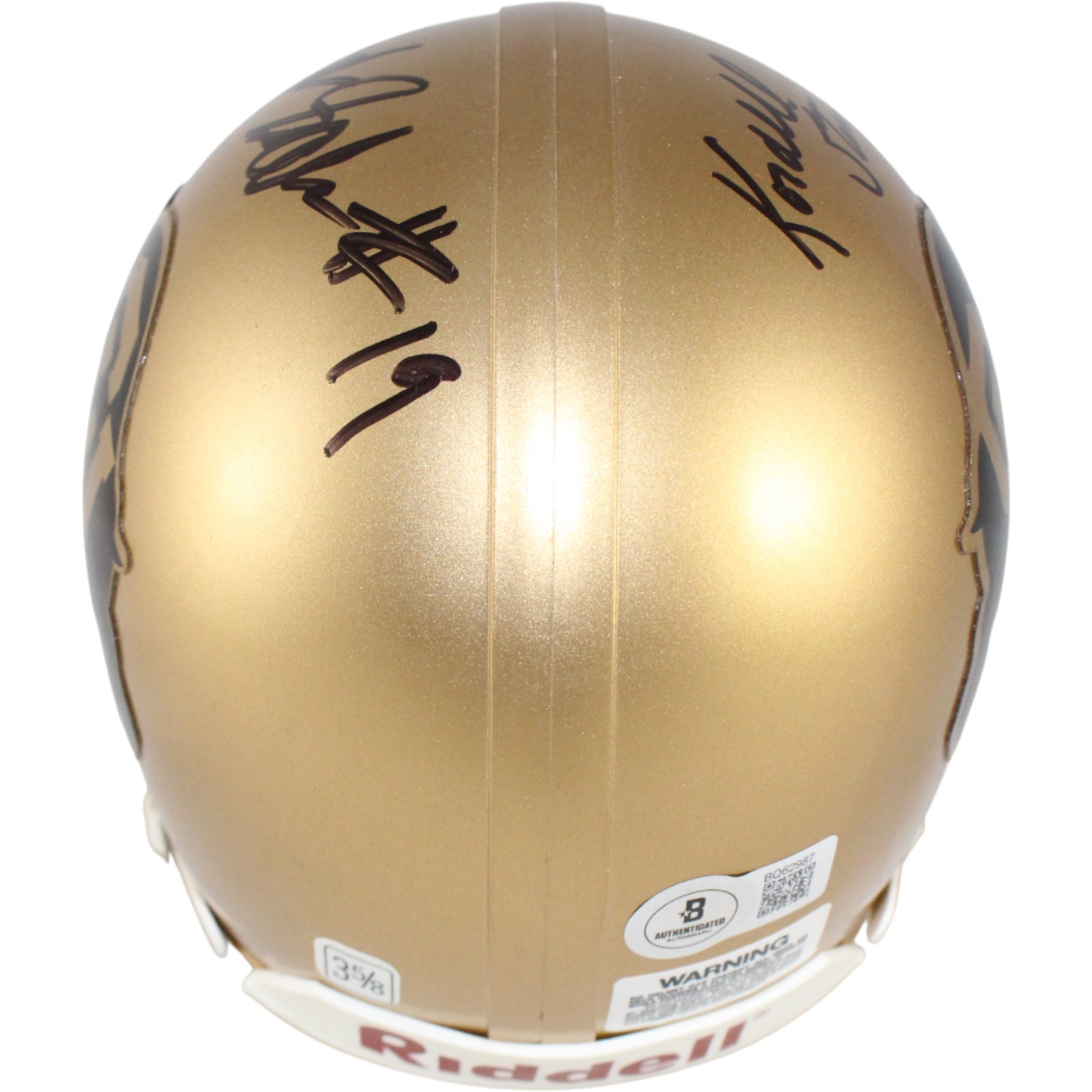 Rashaan Salaam Kordell Stewart Signed Colorado Buffaloes Mini Helmet BAS 52865 7 Rashaan Salaam Kordell Stewart Signed Colorado Buffaloes Mini Helmet BAS 52865