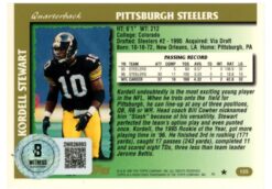 Kordell Stewart Autographed 97 Topps #125 Trading Card Beckett Witness 52809