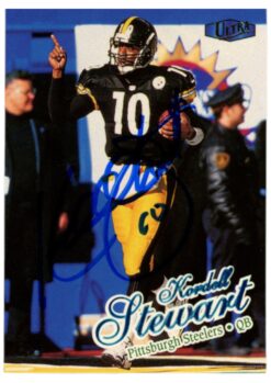 Kordell Stewart Autographed 98 Fleer Ultra #144 Trading Card Beckett W 52810