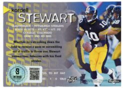 Kordell Stewart Autographed 96 Skybox Skymotion Trading Card Beckett W 52806