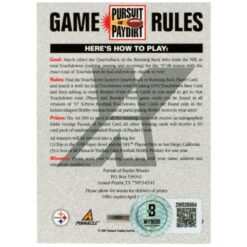 Kordell Stewart Autographed 97 Pinnacle X Press Paydirt Card Beckett 52824