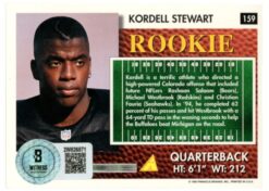 Kordell Stewart Autographed 95 Score Summit #159 Trading Card Beckett 52817