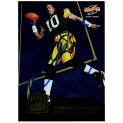 Kordell Stewart Autographed 95 Score Summit 3/18 Trading Card Beckett 52822