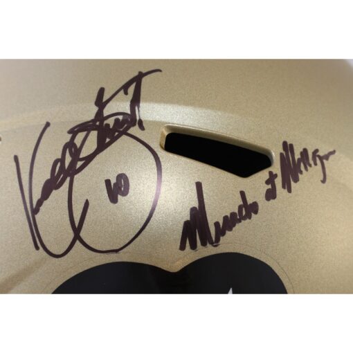 Kordell Stewart Westbrook Signed Colorado Buffaloes F/S Helmet Miracle BAS 51155