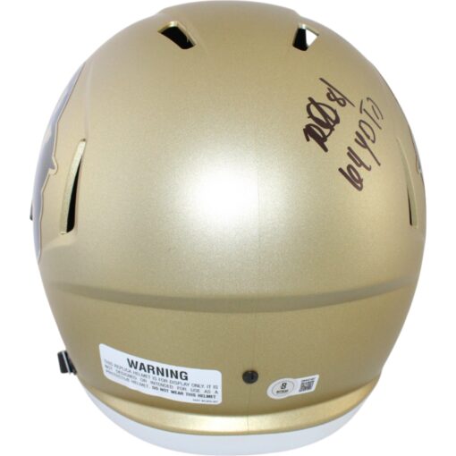 Kordell Stewart Westbrook Signed Colorado Buffaloes F/S Helmet Miracle BAS 51155