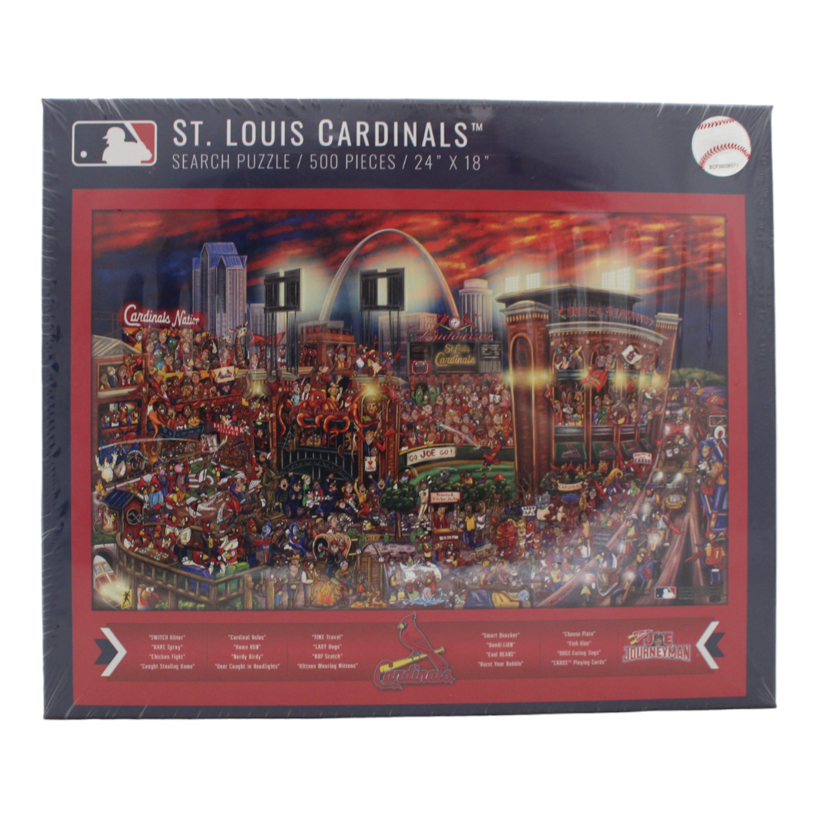 St Louis Cardinals 18"x24" YouTheFan 500 Piece Joe Journeyman Puzzle