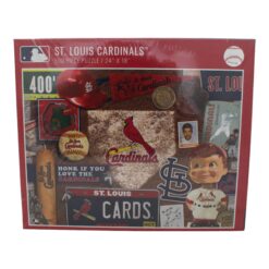 St Louis Cardinals 18"x24" YouTheFan 500 Piece Retro Series Puzzle
