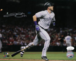 Trevor Story Autographed/Signed Colorado Rockies 8x10 Photo JSA 25173 PF