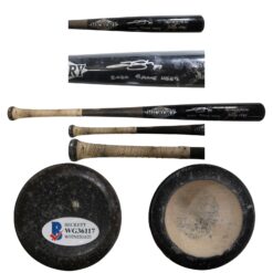 Trevor Story Signed Colorado Rockies Game Used '20 Old Hickory Bat Beckett 57827