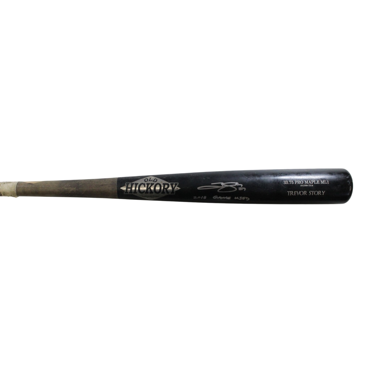 Trevor Story Signed Colorado Rockies Game Used '18 Old Hickory Bat Beckett 57824 3 Trevor Story Signed Colorado Rockies Game Used '18 Old Hickory Bat Beckett 57824