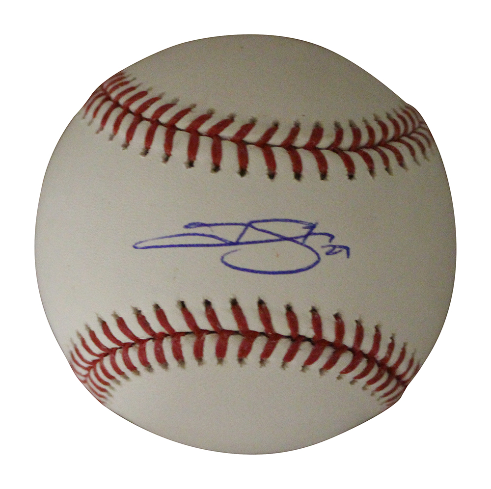 Trevor Story Autographed/Signed Boston Red Sox OML Baseball Beckett