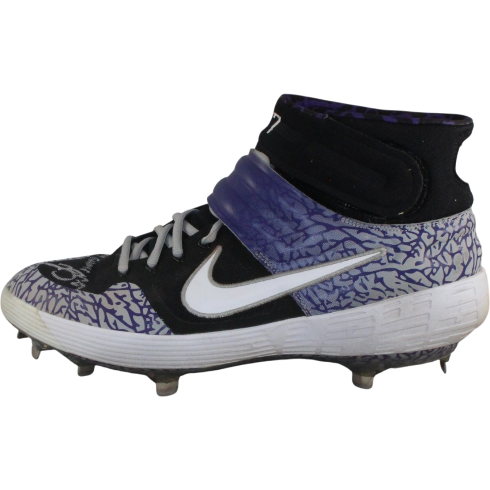 Trevor Story Signed Colorado Rockies Game Used Left Cleat Nike Beckett 57820 5 Trevor Story Signed Colorado Rockies Game Used Left Cleat Nike Beckett 57820