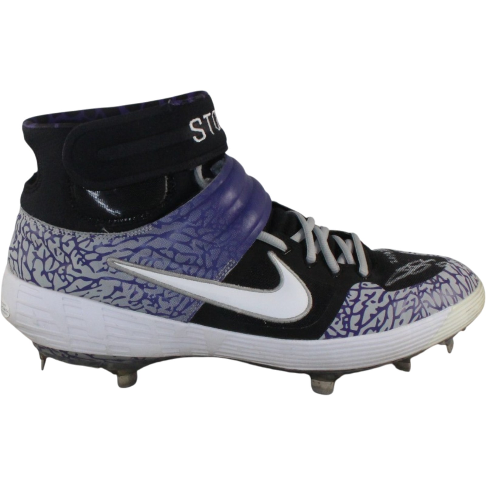 Trevor Story Signed Colorado Rockies Game Used Right Cleat Nike Beckett 57821 2 Trevor Story Signed Colorado Rockies Game Used Right Cleat Nike Beckett 57821