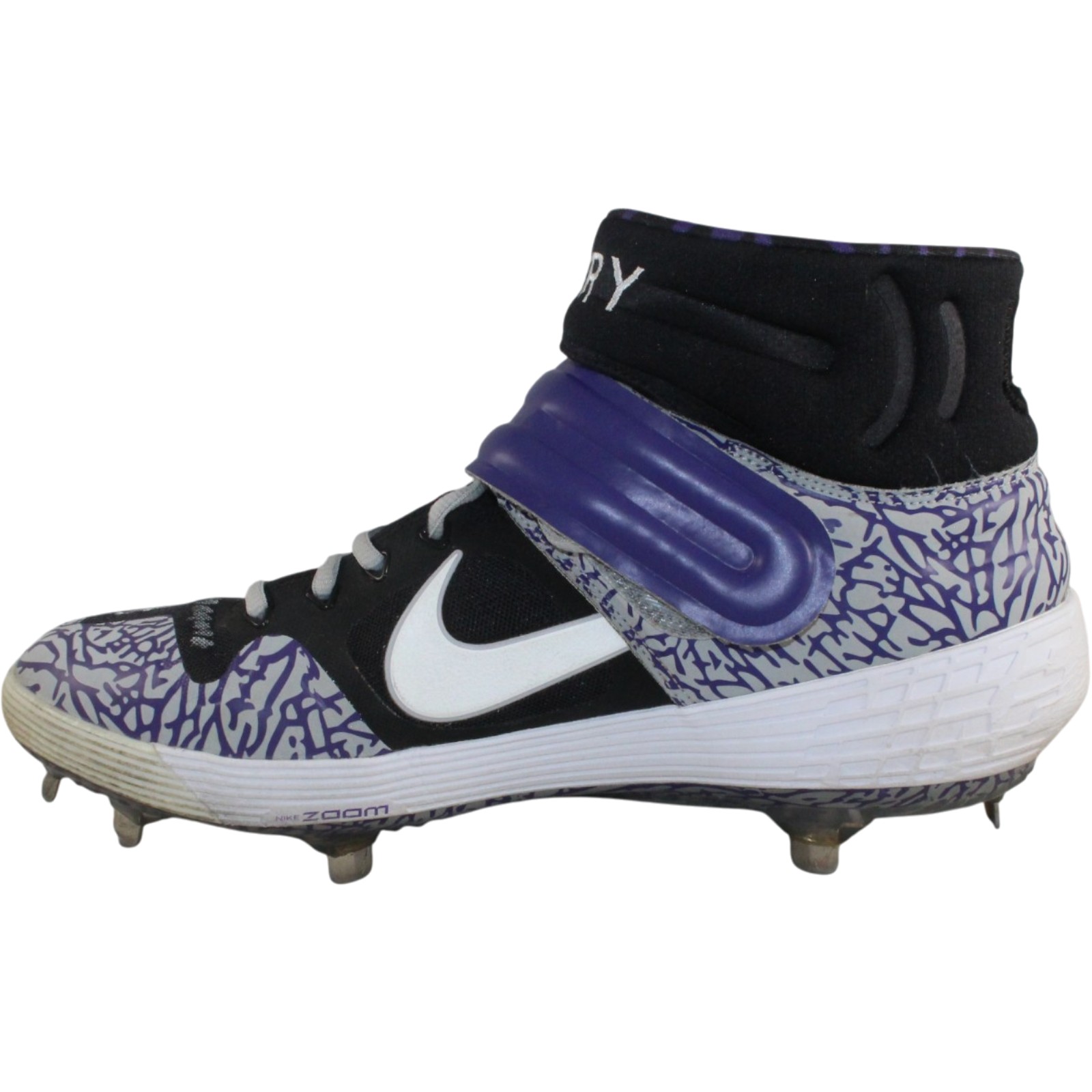 Trevor Story Signed Colorado Rockies Game Used Right Cleat Nike Beckett 57821 5 Trevor Story Signed Colorado Rockies Game Used Right Cleat Nike Beckett 57821