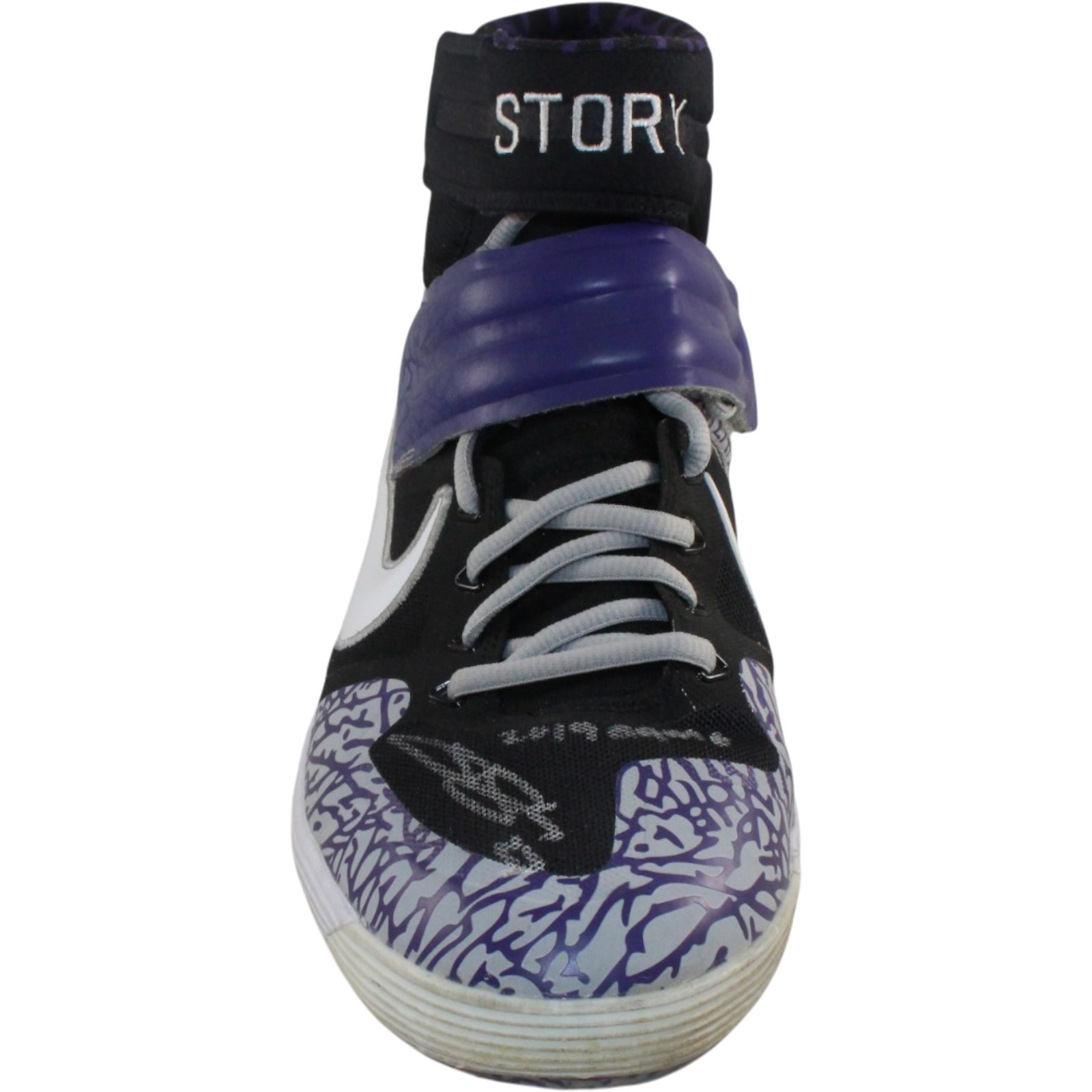 Trevor Story Signed Colorado Rockies Game Used Right Cleat Nike Beckett 57821 6 Trevor Story Signed Colorado Rockies Game Used Right Cleat Nike Beckett 57821