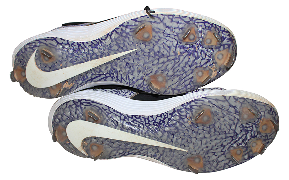 Trevor Story Signed Colorado Rockies Game Used Nike Cleats Walk Off HR