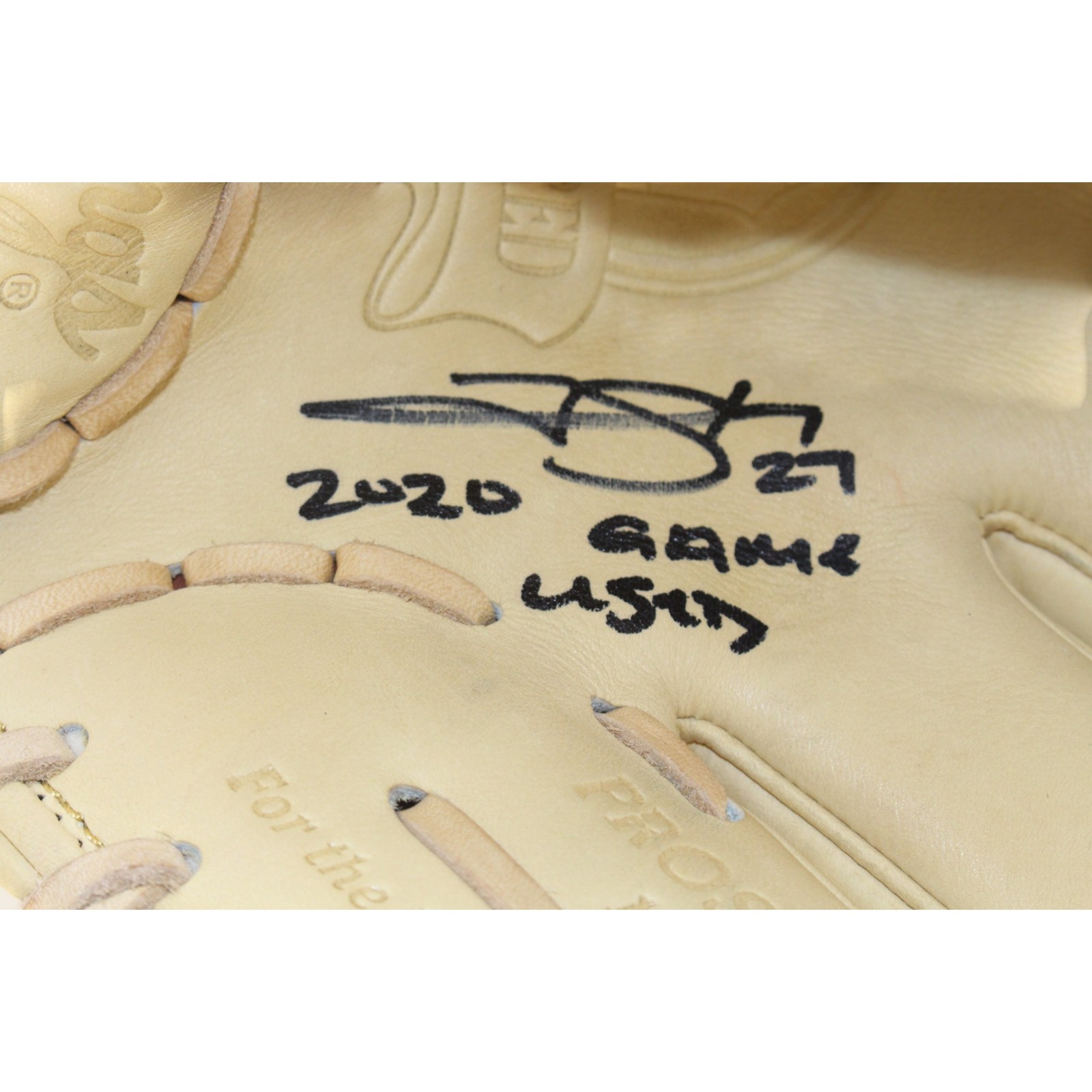 Trevor Story Signed Colorado Rockies Game Used 2020 Baseball Glove Beckett 57818 7 Trevor Story Signed Colorado Rockies Game Used 2020 Baseball Glove Beckett 57818