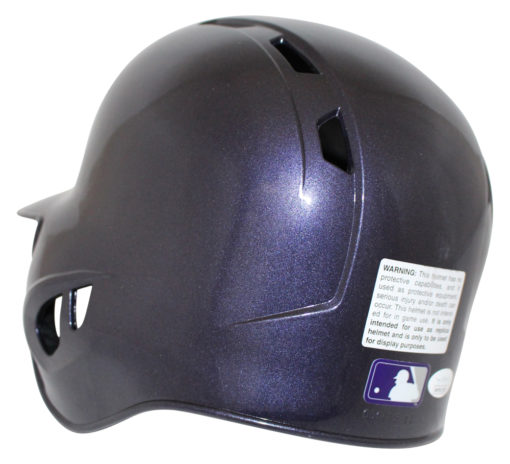 Trevor Story Autographed Colorado Rockies Batting Helmet 100th HR JSA 25469