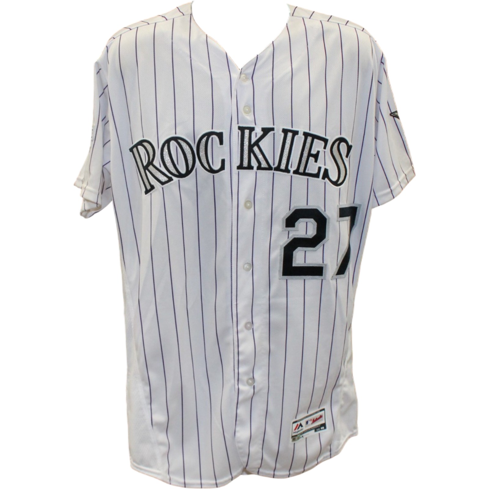 Trevor Story Signed '18 ASG Game Used Photomatched Rockies Jersey Bekett 57817 2 Trevor Story Signed '18 ASG Game Used Photomatched Rockies Jersey Bekett 57817