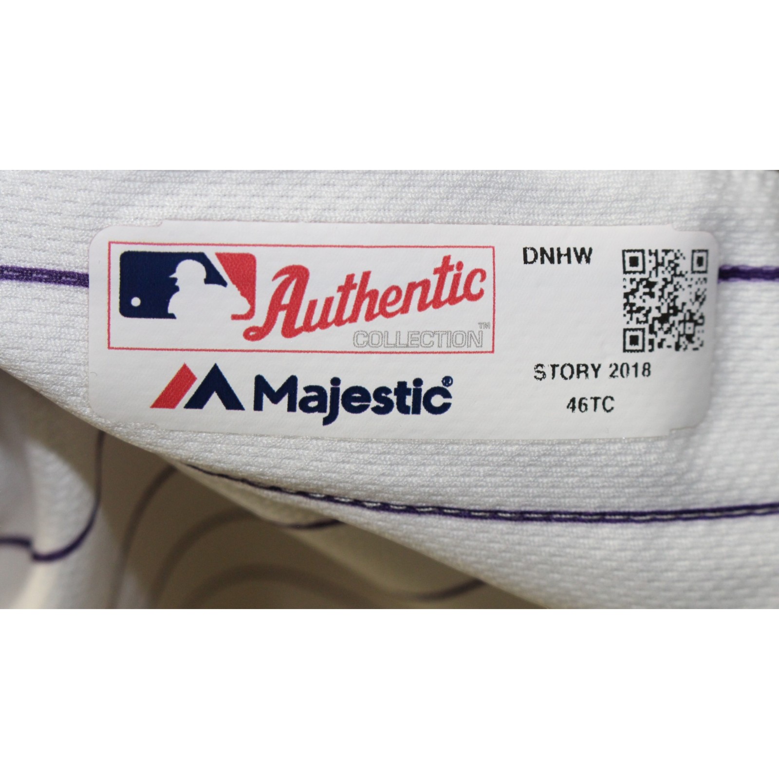 Trevor Story Signed '18 ASG Game Used Photomatched Rockies Jersey Bekett 57817 5 Trevor Story Signed '18 ASG Game Used Photomatched Rockies Jersey Bekett 57817