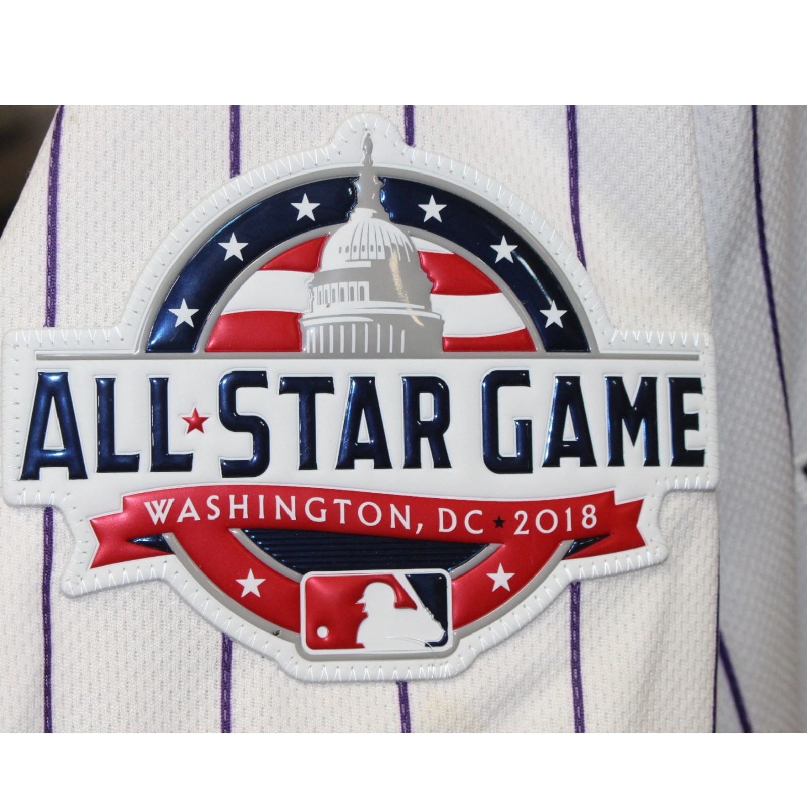 Trevor Story Signed '18 ASG Game Used Photomatched Rockies Jersey Bekett 57817 6 Trevor Story Signed '18 ASG Game Used Photomatched Rockies Jersey Bekett 57817