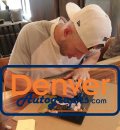 Trevor Story Autographed/Signed Colorado Rockies 8x10 Photo JSA 25173 PF