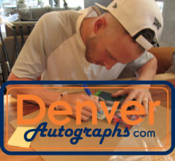 Trevor Story Autographed/Signed Colorado Rockies 8x10 Photo JSA 25174 PF