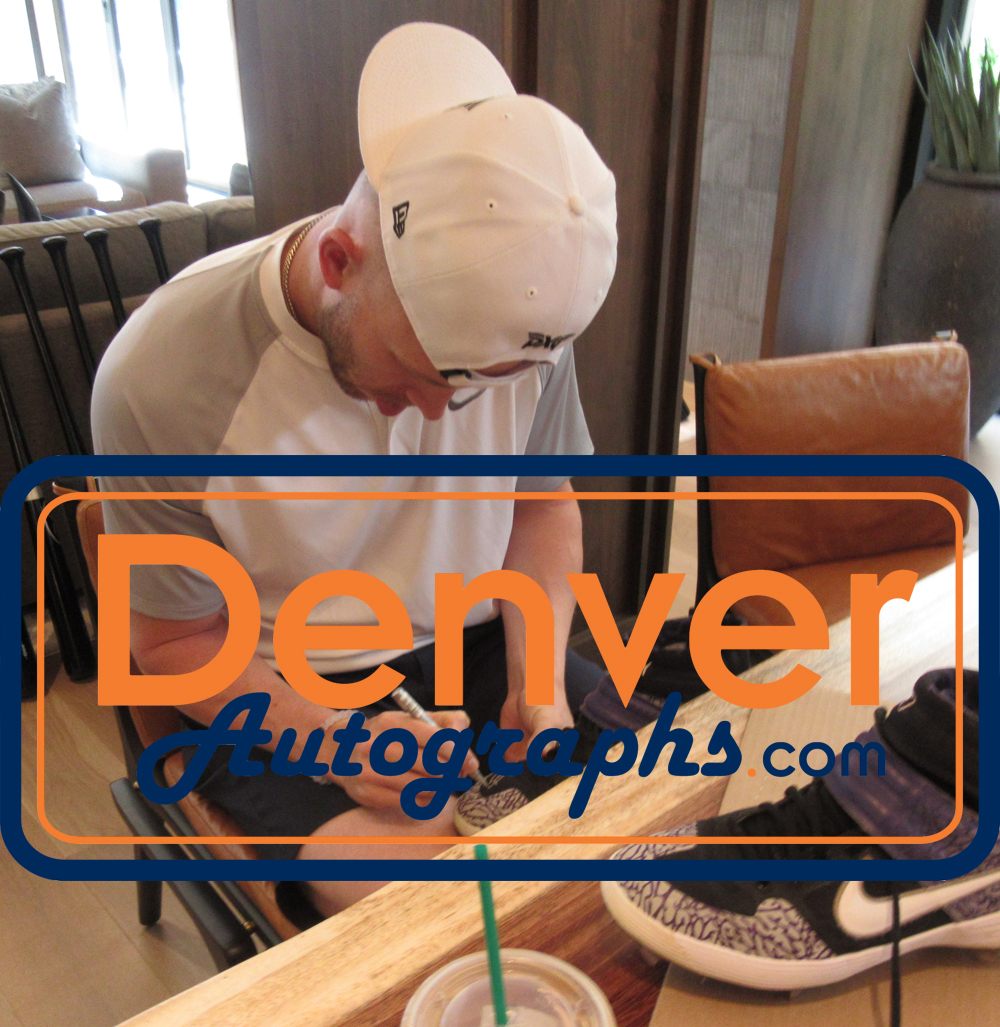 Trevor Story Signed Colorado Rockies Game Used Nike Cleats Walk Off HR