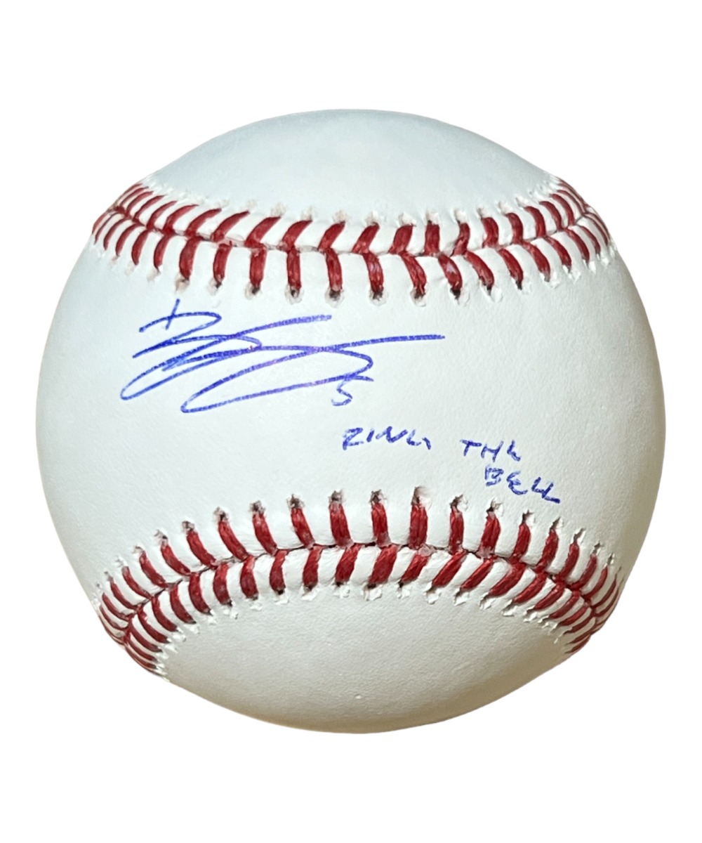 Bryson Stott Autographed ROMLB Baseball Philadelphia Phillies RTB