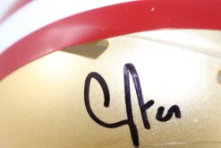 Upton Stout Autographed/Signed San Francisco 49ers Mini Helmet Beckett 59404