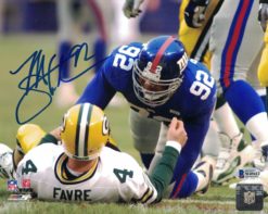 Michael Strahan Autographed/Signed New York Giants 8x10 Photo BAS 25946 PF