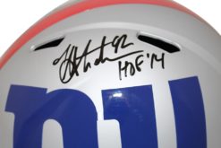 Michael Strahan Autographed New York Giants AMP Replica Helmet HOF BAS 26005