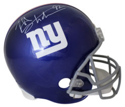 MICHAEL STRAHAN AUTOGRAPHED/SIGNED NEW YORK GIANTS REPLICA HELMET 21184 JSA