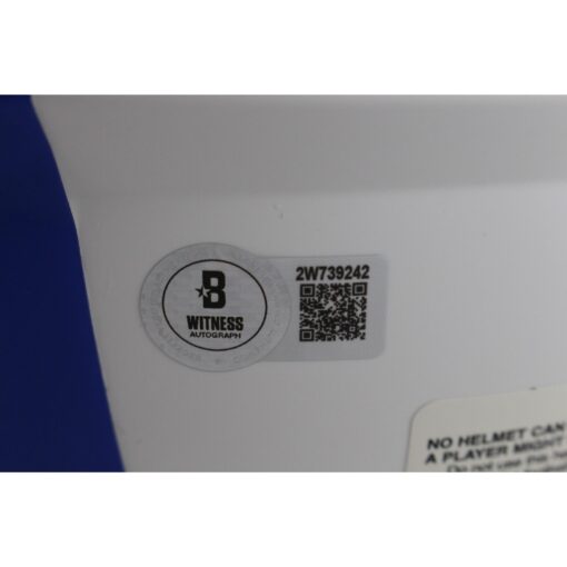 Michael Strahan Autographed New York Giants Lunar Pro Helmet Beckett 49836