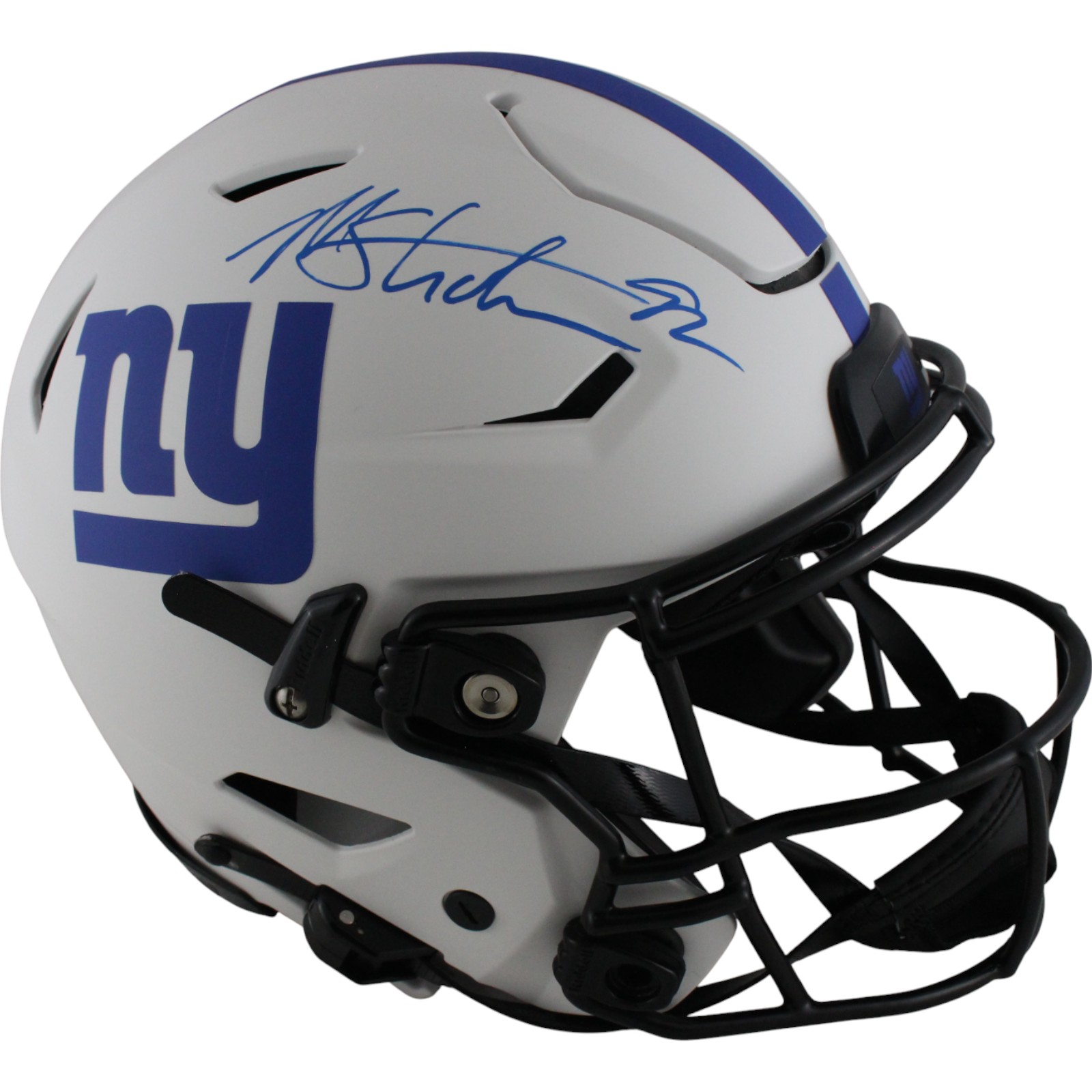 Michael Strahan Autographed New York Giants SpeedFlex Helmet Beckett 49845