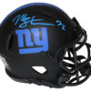 Michael Strahan Autographed New York Giants Eclipse Mini Helmet Beckett