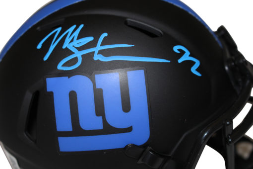 Michael Strahan Autographed New York Giants Eclipse Mini Helmet Beckett